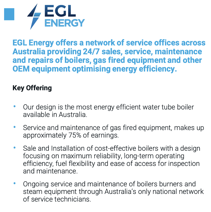 EGL Energy 1H24 Commentary