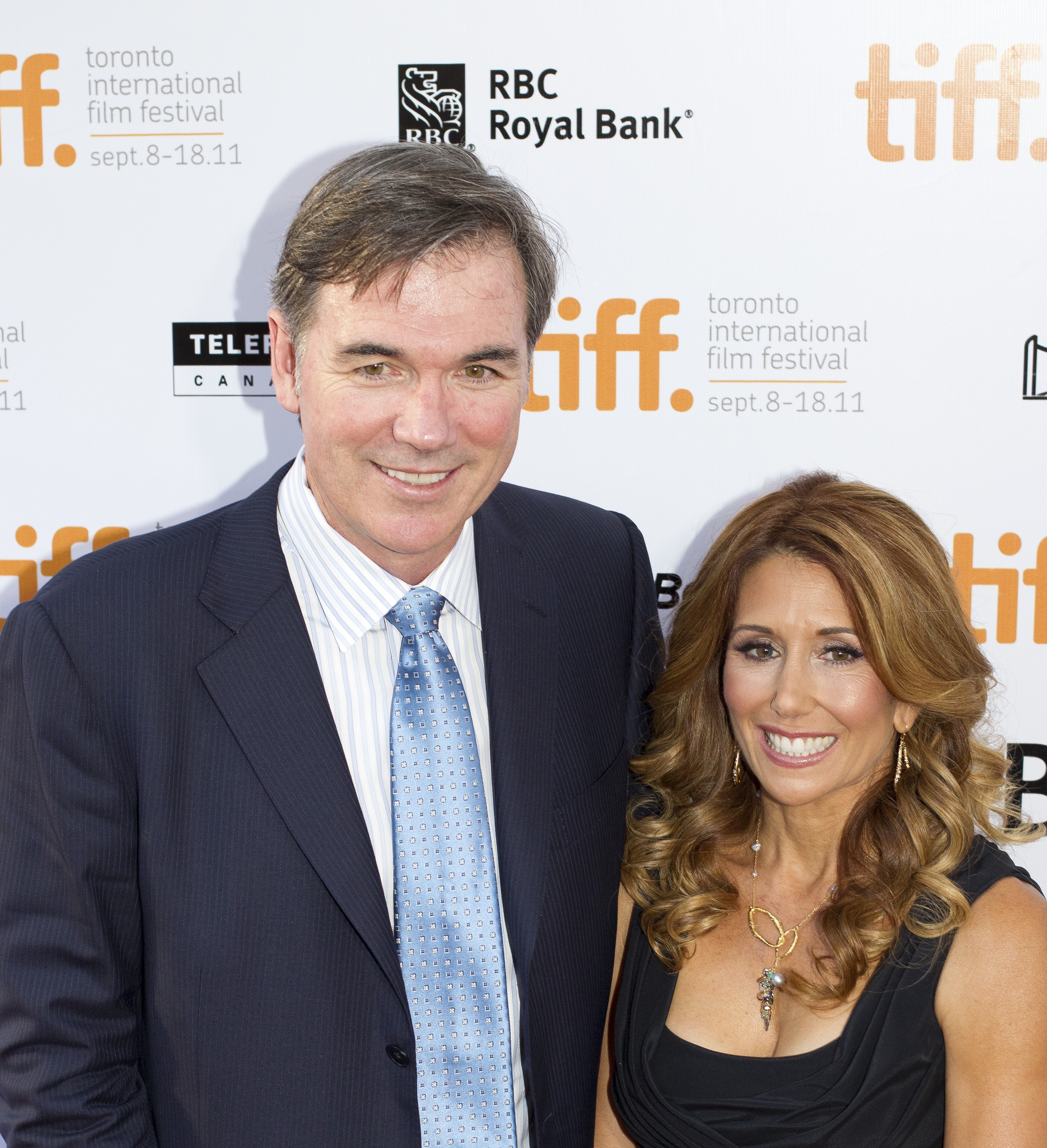 Billy Beane and wife Tara at the premiere of Moneyball.