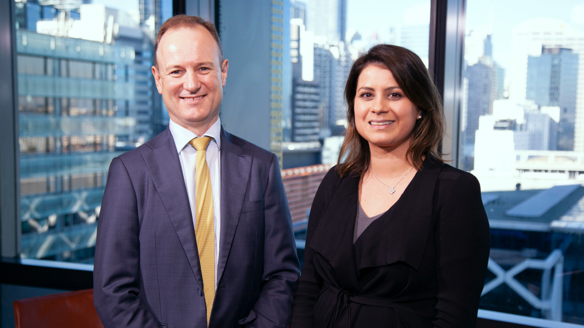 Image: Stephen Cabot, UBS Global Wealth Management and Alexandra Kalceff, Wilsons Advisory