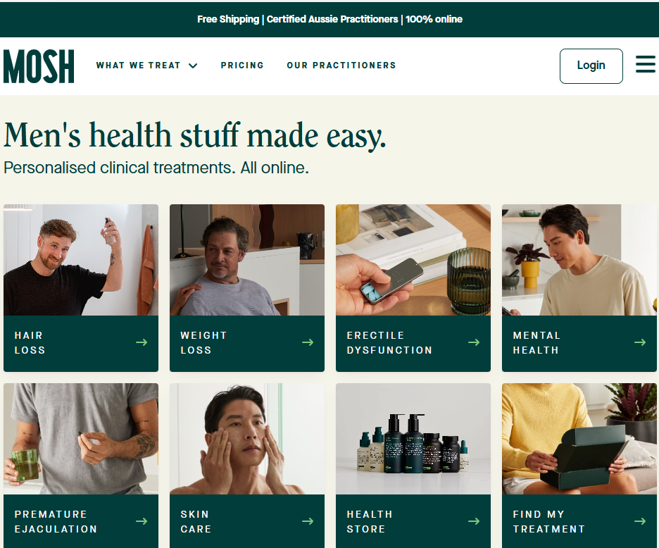 Mosh - Men's Health Clinic | An Online Health Platform | Mosh (getmosh.com.au)