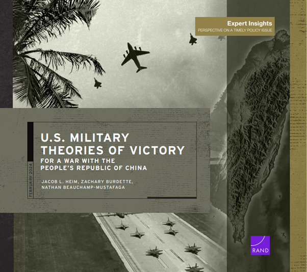 This 21-Feb-24 report from RAND highlights the new focus of the USA., some "small war". 