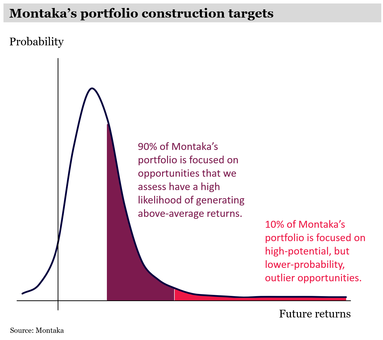 Montaka's portfolio construction targets  